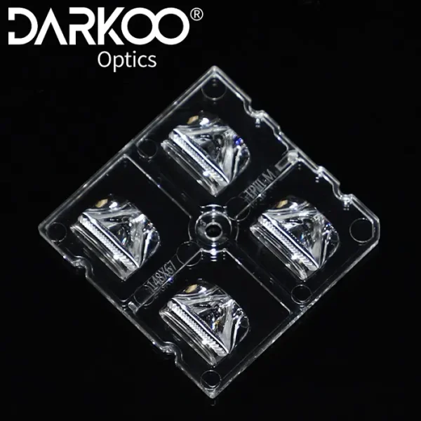 Street light lens 5050 DK-5050-148x67-TPIII-M-4H1