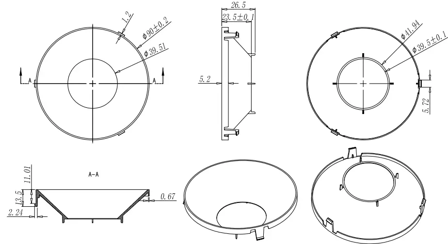 Downlight lens 11S Series 2